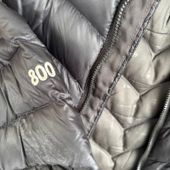North Face Womens Summit Series Down Jacket S Black 800 Fill Coat Camp Hike - Picture 6 of 8